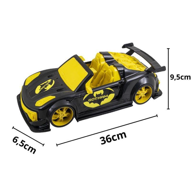 Carrinho De Brinquedo Grande Batman Gotham Preto Kendy - Carrinho